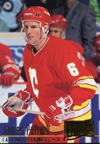 #33 James Patrick - Calgary Flames - 1994-95 Ultra Hockey - Image 1 of 1