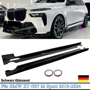 Glanz Schwarz für BMW X7 G07 M-Paket 19-24 Seitenschweller Schweller Spoiler DE - Bild 1 von 16