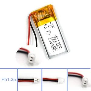 3.7V Lipolymer 100mAh 401225 Battery Rechargeable Cell for Recorder GPS MP3 PDA - Picture 1 of 18
