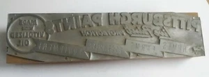 Pittsburgh Paints PPG Large Wood  Letterpress Printers Block - Picture 1 of 11