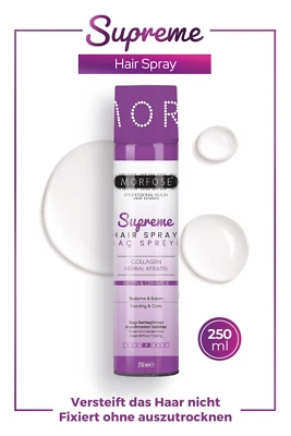 Morfose Supreme Haarspray 250ml • Mittlerer Halt • Styling & Pflege Hair Spray - Bild 1 von 3