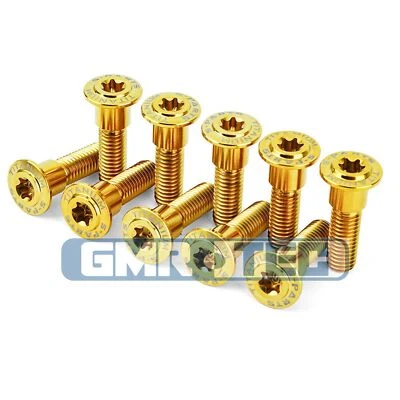 10PCS Front Brake Disc Rotor Bolts Screws For Kawasaki Ninja ZX10R ABS 2011-2015 - Imagem 1 de 4