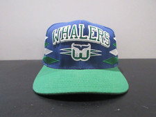 Hartford Whalers Hat Cap Snap Back Blue Green Diamond Mitchell Ness Hockey Mens