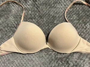 VICTORIA SECRET Love PINK T-shirt bra air padded vintage bra 34B - Picture 1 of 7