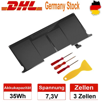 A1406 Akku Für MacBook Air 11" A1370 Mid 2011 A1465 Mid 2012 2013 A1495 35Wh NEU - Bild 1 von 4