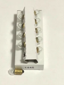 10 1445 light bulbs 18 Volt Bayonet Base bulb for Lionel Trains - Picture 1 of 2