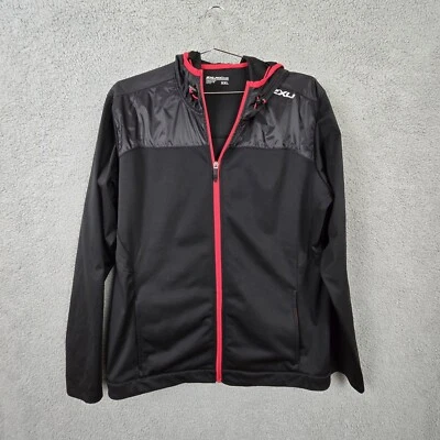 2XU Micro Climate Running Jacket XXL Black Long Sleeve Lightweight Pocket - Image 1 of 4