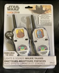Star Wars Mandalorian Walkie Talkies, 500 Feet Range, Lights & Sounds - Zdjęcie 1 z 5