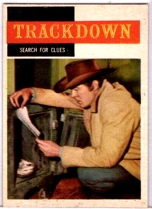 Topps 1958 Western TV Card # 17, Trackdown Card NRMT - Picture 1 of 2