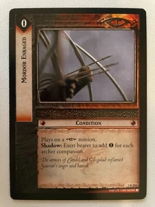 LOTR TCG - Mordor Enraged 1R254 - Fellowship of the Ring - Picture 1 of 1