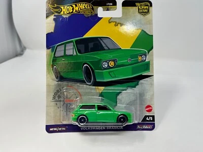 Volkswagen Brasilia * Green * 2024 Hot Wheels WORLD TOUR  Car Culture Case R202 - Image 1 of 2