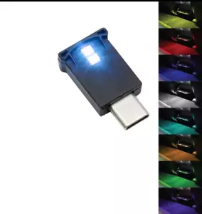 Tesla Model 3, Y Back Seat LED Lighting, USB-C, 8 Colors, Adjustable, 2020-2024 - Picture 1 of 6