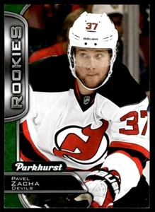 2016-17 PARKHURST GREEN ROOKIE Pavel Zacha RC Rookie New Jersey Devils #366 - Picture 1 of 2