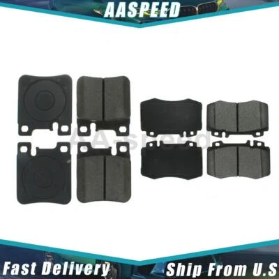 Front Rear Brake Pads Fits Mercedes-Benz CLK500 5.0L 2006 2005 2004 2003 - Image 1 of 4