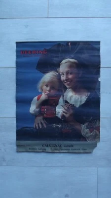 AFFICHE POSTER DEERING MACHINES AGRICOLES - CALVINAC LOUIS - TARN - Photo 1/4