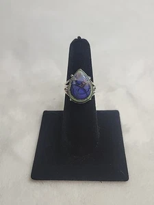 Green Opal Gemstone In 925 Sterling Silver Marked Ring Size 7 - Picture 1 of 6
