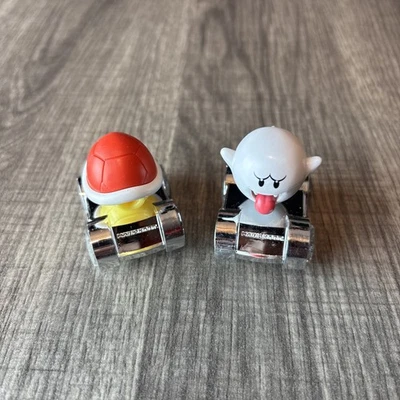 HTF 2019 Hot Wheels Mario Kart Series 3 Boo And Red Shell 3/18 Diecast Car - Image 1 of 4