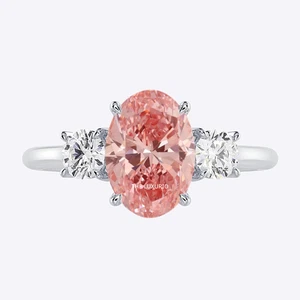 Anillo de diamantes de oro blanco de 14 quilates IGI de 2,00 quilates... - Imagen 1 de 10