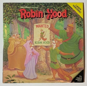 ROBIN HOOD Walt Disney LASERDISC Animation PRE OWENED - Picture 1 of 2
