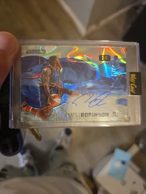 2024 wild card alumination Basketball Nate Robinson Holo Lux Rainbow Auto SSP... - Image 1 of 4