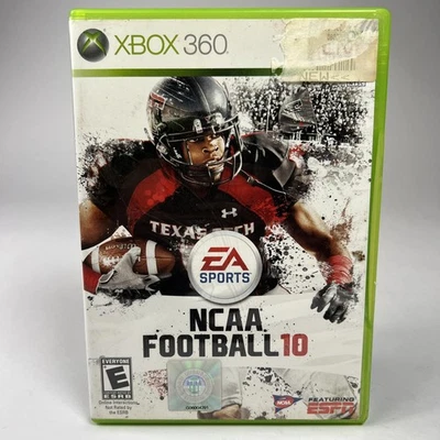 NCAA Football 10 Xbox 360 Videojuego EA Deportes Xbox Live Estuche ESPN Foto 1 de 4