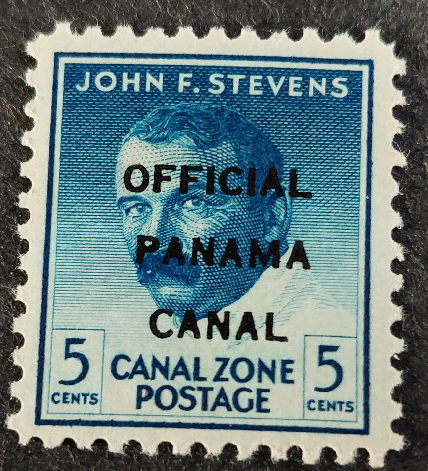 Canal Zone O9 alm F/VF OG LH, rare L over A variety, low issue # of basic stamp - Image 1 of 1