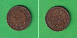 Moneta United States 1 cents Tipo Indiano 1904 - Imagen 1 de 1