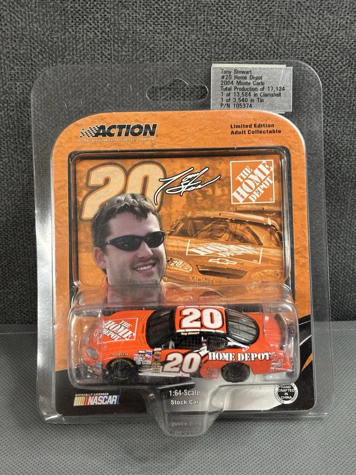 Tony Stewart 2004 The Home Depot 1/64 acción diecast Foto 1 de 1