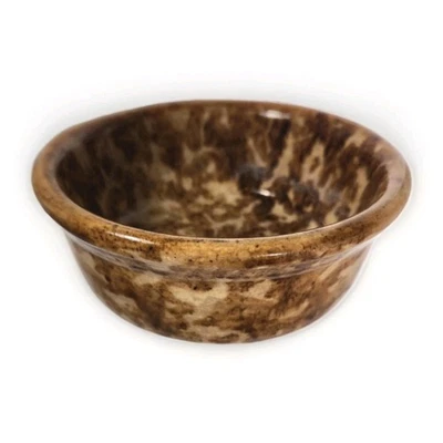 Желтая губчатая посуда 1920 г. Bennington антикварная чаша - Изображение 1 из 4