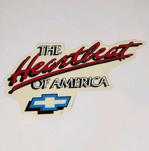 Chevrolet The Heartbeat Of America Decal Unused - Picture 1 of 4