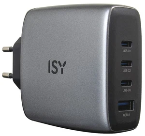 ISY IAC-5140-GY GAN Ladegerät universal 140 W, Grau - Bild 1 von 1