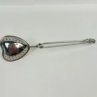 Vintage Stainless Steel Tea/Herb Strainer Infuser Spoon  - Image 1 of 4
