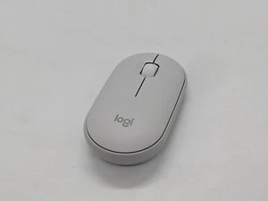 Logitech Pebble Mouse 2 M350s delgado inalámbrico Bluetooth portátil silencioso blanco - Imagen 1 de 9