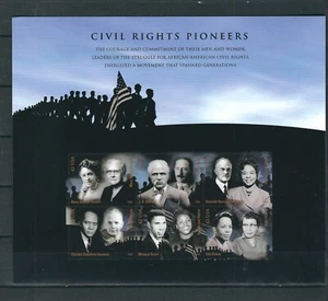 USA SC # 4384 Civil Right Pioneers Mint Complete Sheet never Hinged . Not an fdc - Picture 1 of 1
