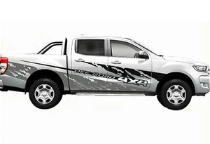 Mud Splash Graphics Decal For Isuzu D-max 4x4 Sport Stripes Vinyl Sticker Doors - Picture 1 of 4