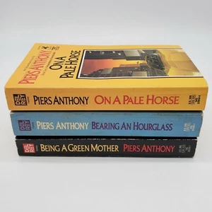 Vtg 1990s Piers Anthony Incarnations of Immortality Books 1 2 5 PB Book Lot - Picture 1 of 11