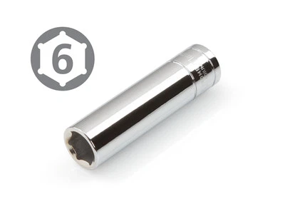 TEKTON 14192 3/8-Inch Drive by 11 mm Deep Socket, Cr-V, 6-Point - Image 1 of 2