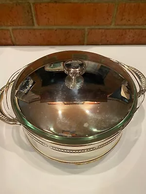 Vintage Reed & Barton Silverplate 2-quart Covered Casserole Dish In Box Great • 59.36$