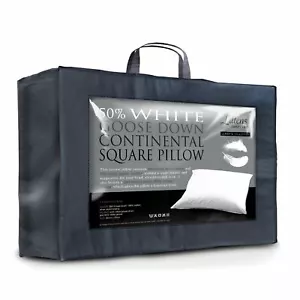 European Continental 80cm x 80cm Ultimate 50% Goose Down Square Pillow 32" x 32" - Picture 1 of 1