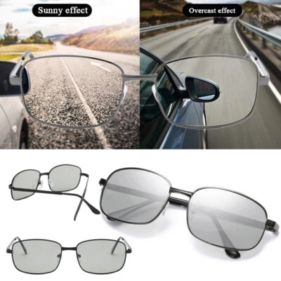 Day Night Vision Driving Glasses Mens Polarized Sunglasses UV400 Sports Eyewear* - Image 1 of 4