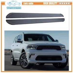 Fits For Dodge Durango 2011-2025 Aluminum Running Boards Side Step Nerf Bars - Picture 1 of 9