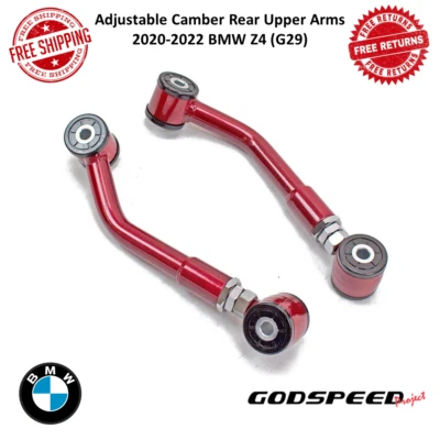 Задние верхние рычаги с регулируемым прогибом Godspeed подходят для BMW Z4 (G29) #AK-228-B 2020-2022 годов выпуска - Изображение 1 из 4
