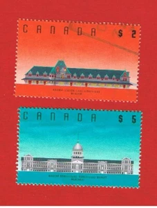 Canada #1182-1183 VF used Buildings Free S/H - Picture 1 of 1