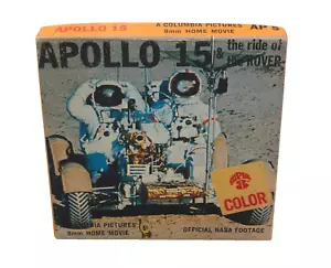 NASA APOLLO-15 Ride of the Rover 8 mm a colori Columbia immagini home film - Foto 1 di 7