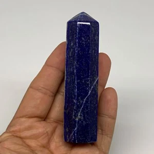 118,3 g,3,6" x 1" x 0,9" obelisco punta torre lapislazzuli naturale Afghanistan,B27236 - Foto 1 di 11