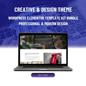 Premium Wordpress Elementor Template Kit Bundle | Creative & Design theme - Picture 1 of 19