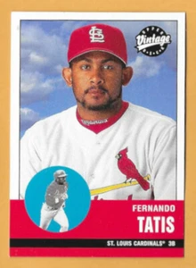 Fernando Tatis St. Louis Cardinals #205 - cubierta superior de colección casi nuevo-como nuevo 2001 - Imagen 1 de 2