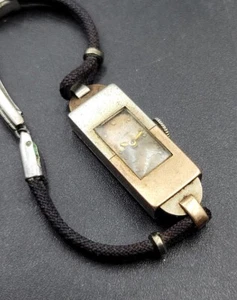 Raro Reloj Damas Gruen Weber Art Deco 2 Tonos Oro 14k Cal 161 Diseñador Único  - Imagen 1 de 11