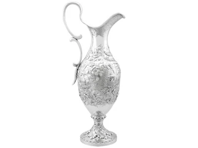 Jarra Claret antigua americana de plata de ley Foto 1 de 4