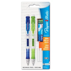 Paper Mate Clear Point Mechanical Pencil Starter Set 0.9 mm Lime Green Royal - Picture 1 of 7